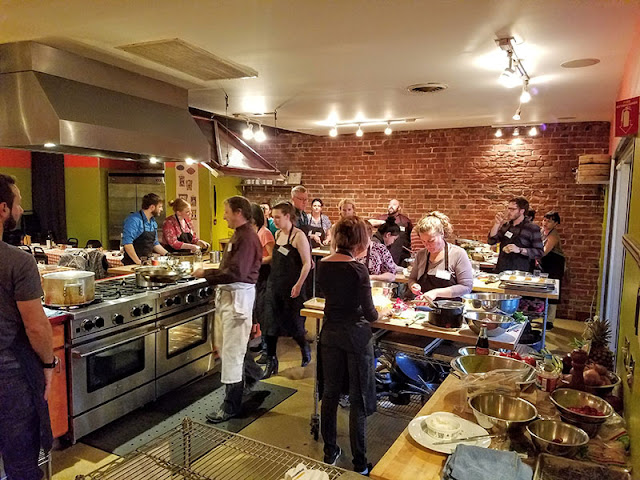 team building cooking class - Kitchen on Fire