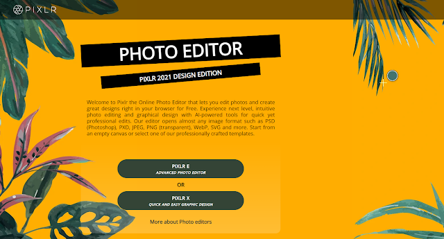 تطبيق Pixlr هو محرر صور مجاني على الإنترنت مليء بالعديد من الميزات المتقدمة