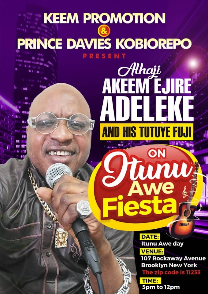 Akeem Ejire Tutuye To Entertain Fans With Good Music As Ramadan Ends In America