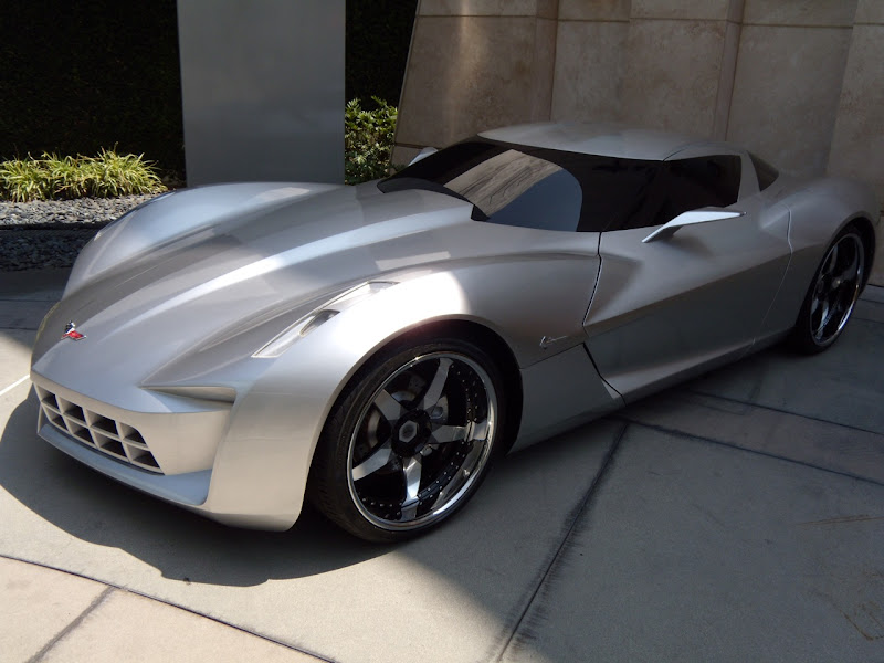 Transformers 2 Sideswipe Corvette Stingray car