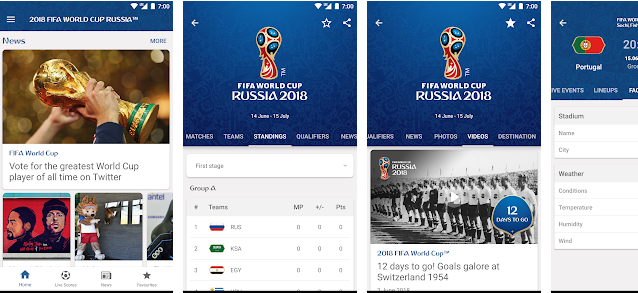 5 best Android apps for Fifa 2018 World cup