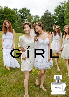 Girls Generation SNSD Taeyeon & Tiffany GiRL de Provence Perfume Photos