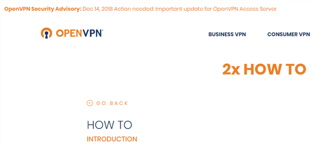 OpenVPN 2x HOW TO - Introduction