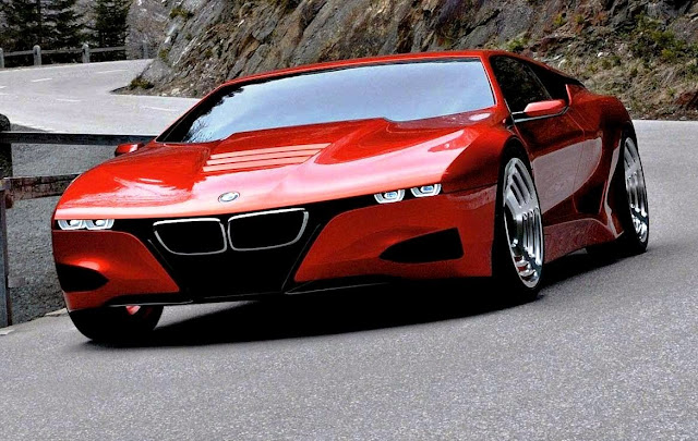 Red BMW M8 HD Wallpaper