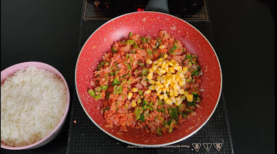 mc donald style cheesy rice bowl recipe at home