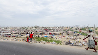 Down the town towards Lobito town