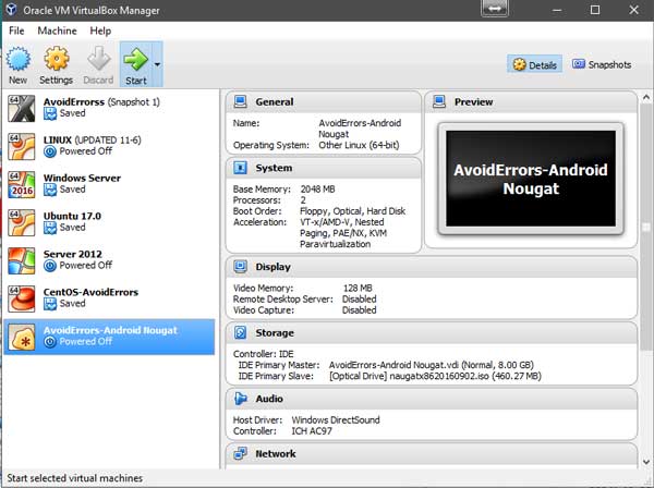 cara instal android di komputer dengan virtualbox