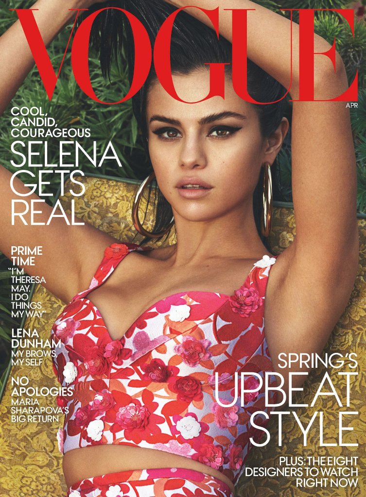 Selena Gomez Vogue magazine April 2017 photoshoot