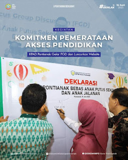 KPAD Pontianak Gelar FGD dan Luncurkan Website, Komitmen Pemerataan Akses Pendidikan