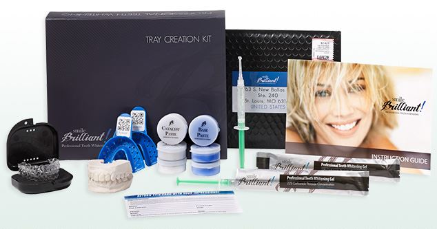 Smile Brilliant Custom, Lab-fitted Teeth Whitening Kit