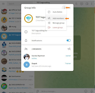 Membuat dan Mengelola Grup Telegram