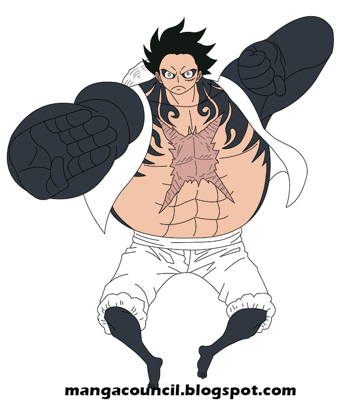 Cara Menggambar Luffy Gear 4 One Piece  Manga Council