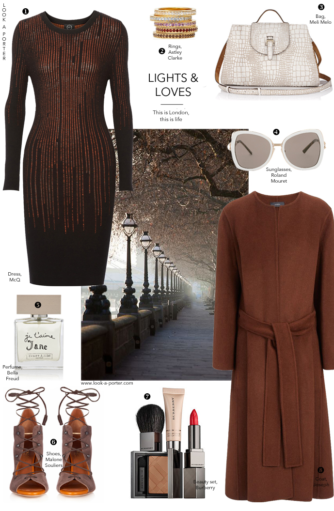 Minimalism, London-style inspired by autumn, poem and #lfw and created with McQ, Joseph, Malone Souliers, Roland Mouret and Meli Melo. Outfit inspiration, daily ideas, how to style, how to wear. Via www.look-a-porter.com style & fashion blog