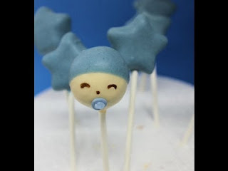 Popcakes para Baby Shower