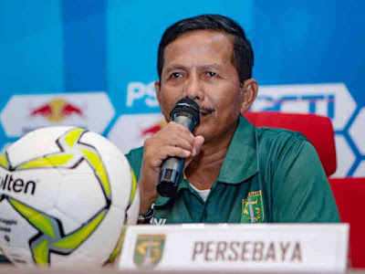  Djadjang Nurdjaman Pastikan Skuat Terbaik Persebaya Lawan Persinga