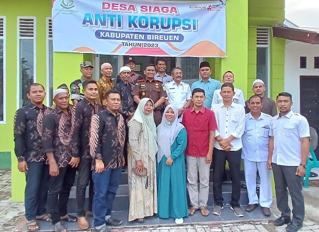 Launching Gampong Siaga Anti Korupsi, Kejaksaan Bireuen Gandeng GeRAK Aceh dan SPAK Lakukan Penyuluhan