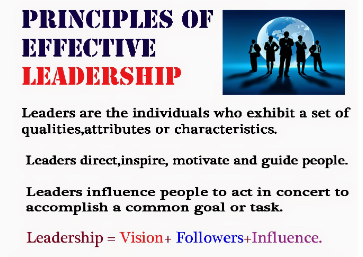 Effective leadership -A Article on it's Definition,characteristics,Qualities,styles,Quotes,skill,concept,factors,theories,Roles,Components & Leadership lessons from Abraham Lincoln