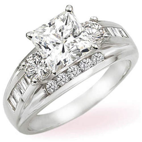 Whatever arrangement is preferred the bands of the diamond wedding ring set