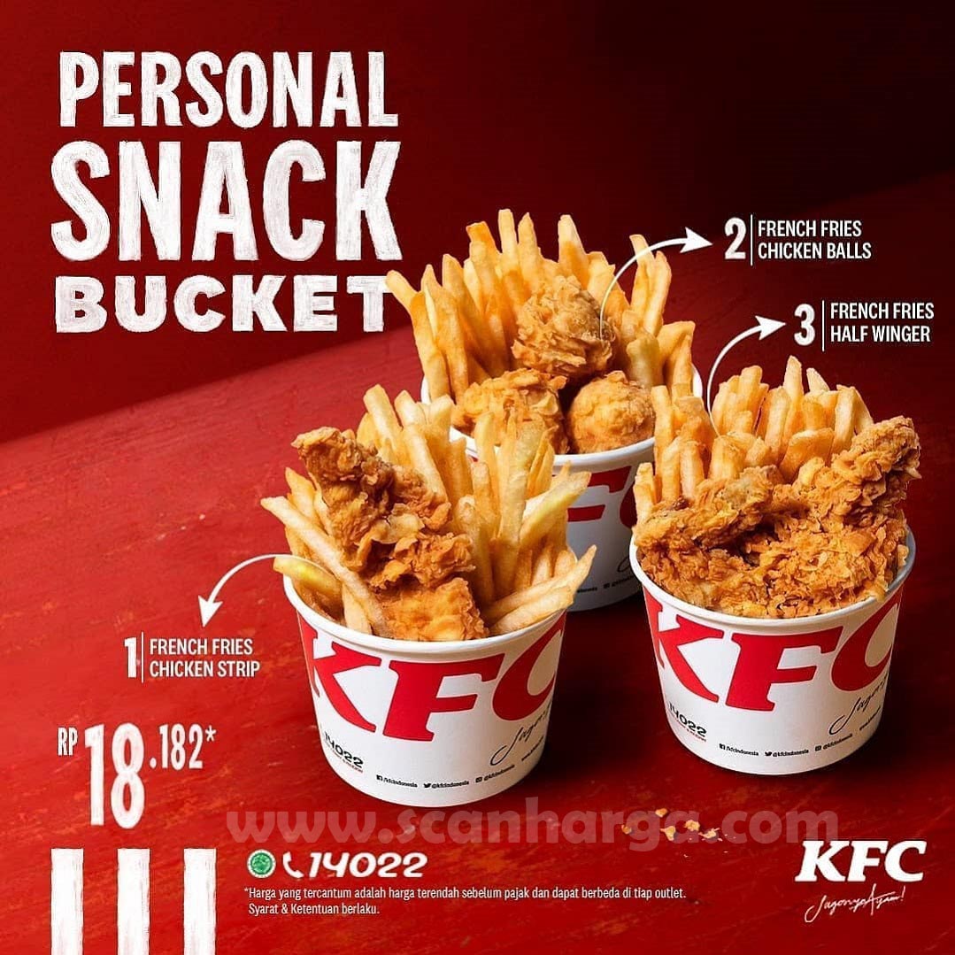Download KFC Snack Bucket Personal Harga Promo Mulai Rp.18.182 - scanharga | Harga Promo Indomaret ...