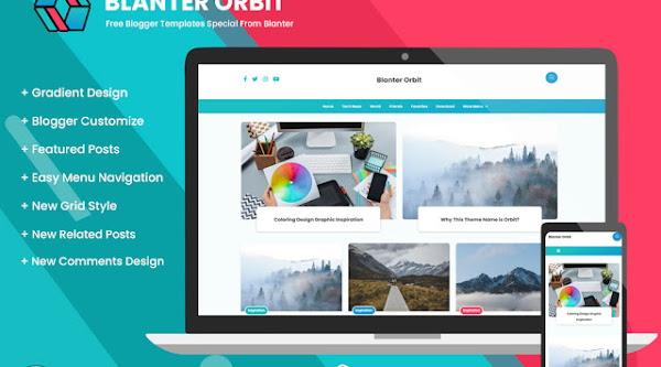 Blanter Orbit Free Blogger Template Download