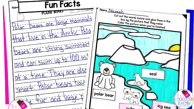 Incorporate writing into your polar bear unit with fun writing activities like these.