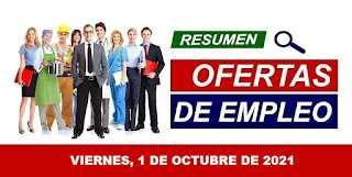 Bolsa de Trabajo Paraguay 1 de Octubre de 2021