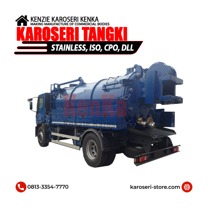 Jual Truck Tangki Vacuum Pembersih Got dan Gorong Gorong