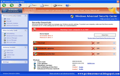 Windows Interactive Safety Virus Removal instructions