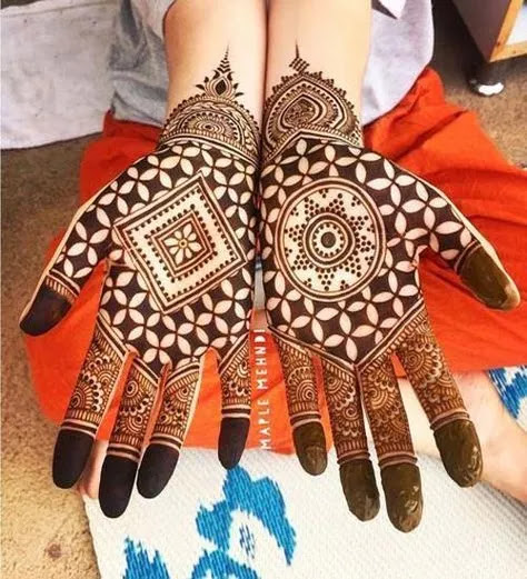 Modern Mehndi Design