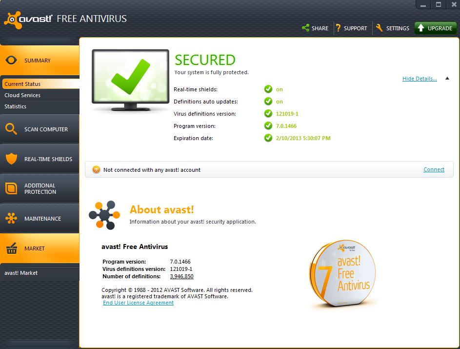Avast free antivirus 8.0.1483 final iam : abinol