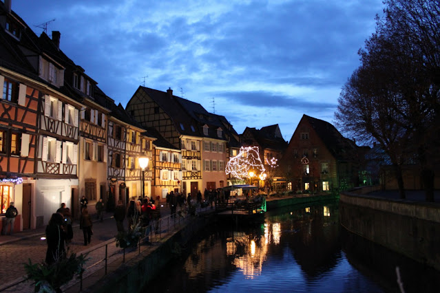 Petite Venise di sera-Colmar