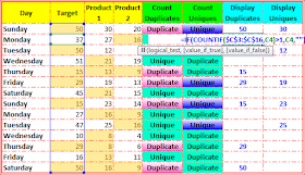 Identify and Copy Duplicate or Unique Values Using Excel Formula