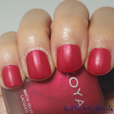 Zoya Matte Velvet 2015 - Amal | Kat Stays Polished