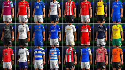 PES 2013 EFL Championship KitPack by BMG Kitmaker Season 2017/2018