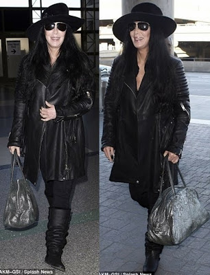 Cher at LAX Airport, 2012