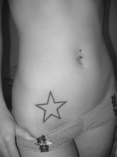 star outline tattoo. tattoo de estrellas. tattoos