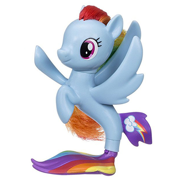 My Little Pony Seapony Collection Rainbow Dash Brushable 