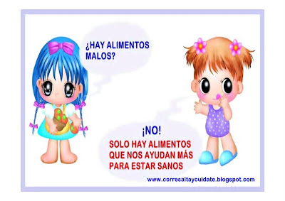 ALIMENTOS SALUDABLES AFICHES PARA NIÑOS http://corresaltaycuidate.blogspot.com