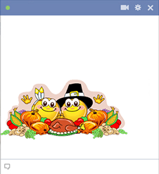 Thanksgiving Facebook Smileys