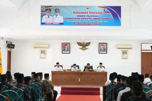 Sebanyak 230 Pemangku Adat se-Tanah Datar Ikuti Pelatihan Peningkatan Kapasitas Niniak Mamak