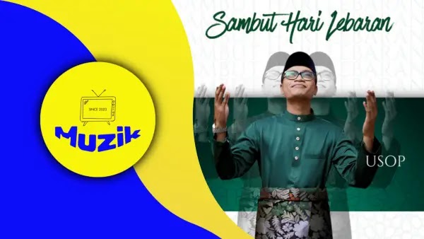 Poster Gambar Usop lagu Raya 2024