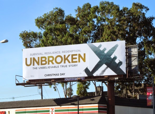 Unbroken movie billboard