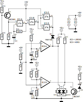 Motobike Battery Monitor Circuit Diagram