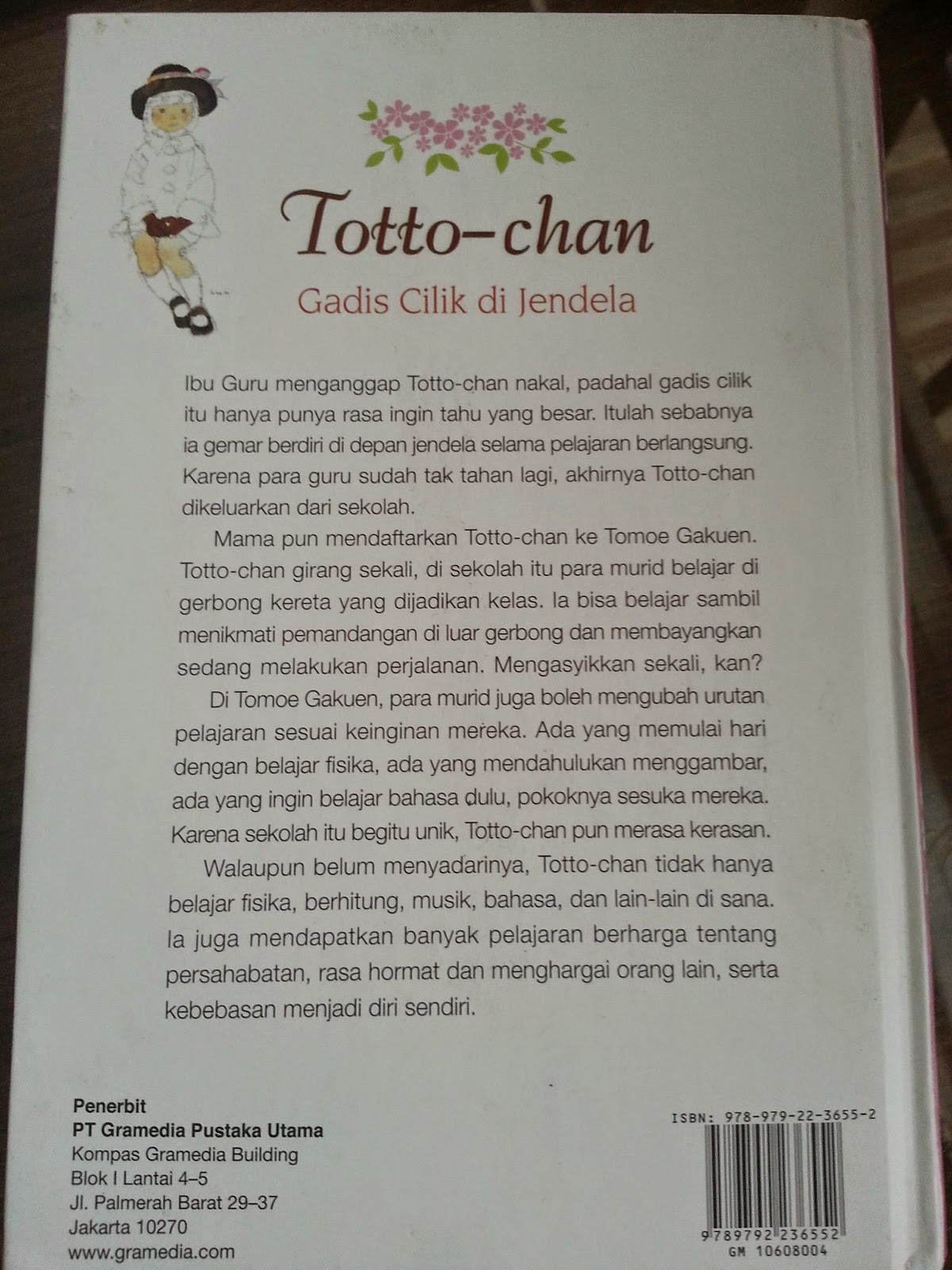 Resensi Buku Totto Chan Gadis Cilik di Jendela