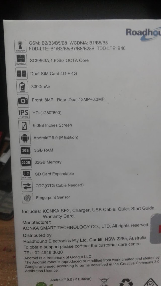 Konka SE2 SC9863A SPD flash file frp reset 