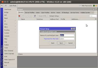 Praktek Miktorik Konfigurasi Hotspot dengan Winbox