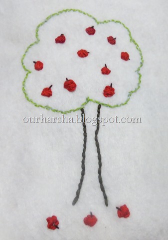 Apple Tree-Hand Embroidery (10)