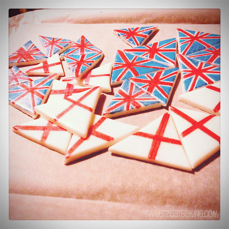 She said she wanted a red white and blue theme and said she was going to 