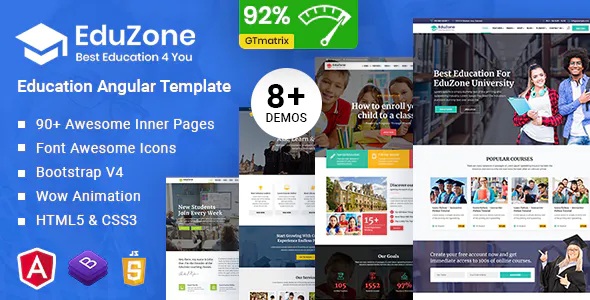 Best Education Angular 10 Template