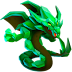 Dragón Mirada Esmeralda | Dreamgaze Emerald Dragon